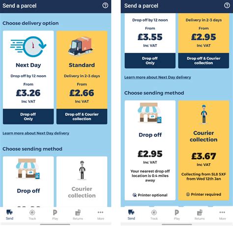 evri parcel sizes and prices.